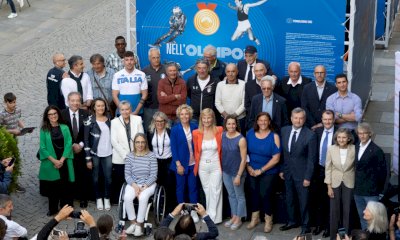 Fondazione CRC, Art.ur e CONI hanno inaugurato l’esposizione a cielo aperto “Nell’Olimpo” a Cuneo