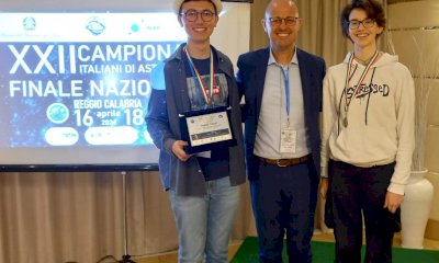 Matteo Tivan del liceo scientifico di Cuneo è campione nazionale di astronomia