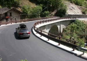 Lavori conclusi sulla strada provinciale 422 a Stroppo in valle Maira