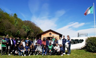 Studenti delle medie di Revello in visita al Memoriale della Divisione Alpina Cuneense