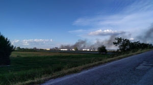 Brucia una cascina a Veglia di Cherasco