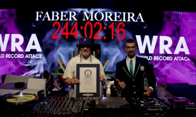 Ora è ufficiale: dj Faber Moreira è nel Guinness World Record
