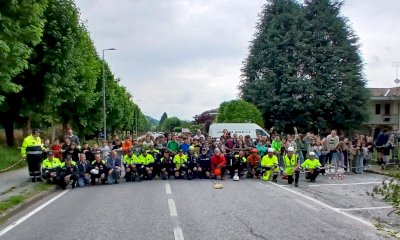 Gli studenti delle scuole medie di Boves a lezione di Protezione civile