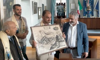 Una delegazione di Le Val, la cittadina gemellata con Ceva, accolta in Comune
