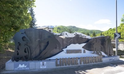 Inaugurata a Limone l'opera d'arte contemporanea 