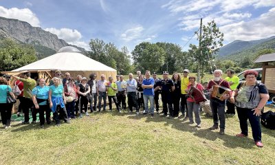 Inaugurato ad Aisone il primo campo base di Montagnaterapia