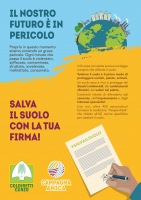 La petizione per salvare il suolo al mercato di Campagna Amica a Cuneo, domani mattina e negli uffici Coldiretti