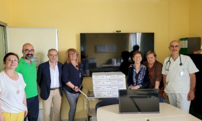 Nuovi televisori per il day hospital oncologico del