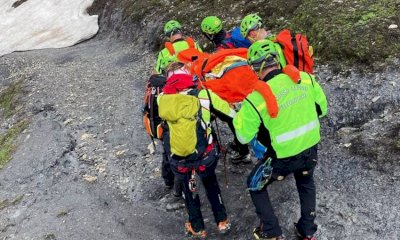 Escursionista infortunata recuperata dal Soccorso Alpino al Colle del Puriac