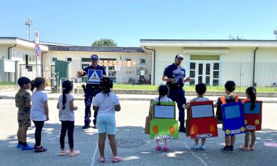 La Polizia Locale di Saluzzo alla materna 