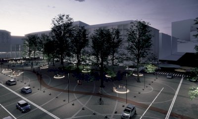 Piazza Europa, da un architetto cuneese una nuova proposta di riqualificazione: 