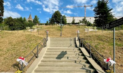 Cuneo, inaugurato il nuovo Scalone Bellavista