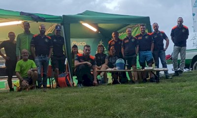 Grande sforzo dei volontari Aib a supporto della “100 Miglia Monviso”