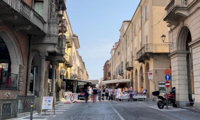 Fossano: mercato più sicuro con lo spostamento di alcuni banchi in piazza Dompè 
