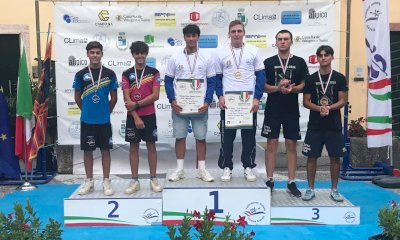 Granda Canoa Club: Oliver Fina, Dennis Fina e Mattia Ferrero Campioni d'Italia Under 23 C1 a squadre