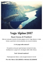 Yoga alpino in Valle Gesso