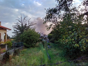 Incendio a Santa Croce di Cervasca
