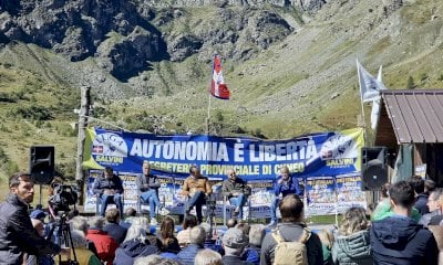 La Lega in festa alle sorgenti del Po: “Senza la lotta per la secessione non ci sarebbe l’autonomia”