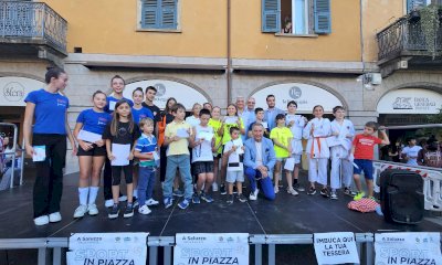 Grande successo ieri a Saluzzo per “Sport in Piazza” e “Negozi in Strada”