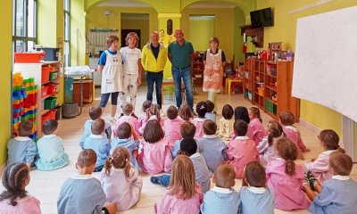 Amministratori comunali in visita ai nuovi studenti di Venasca