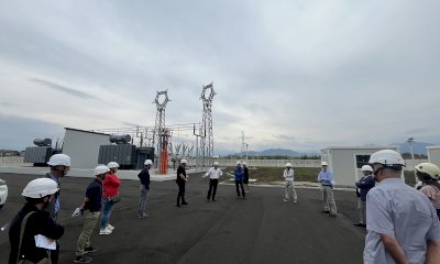 Cuneo, i consiglieri in visita alla cabina primaria di Passatore