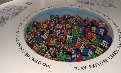 Inaugurata nello Spazio Innovazione della CRC la mostra dedicata a Ernõ Rubik