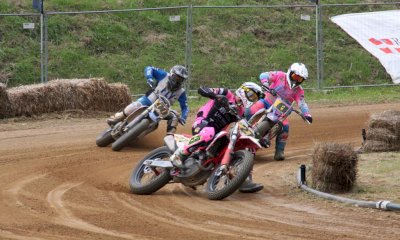 Campionato italiano Flat Track: Kevin Corradetti domina a Boves