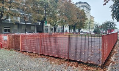 Cuneo, smantellato il parco giochi di corso Dante: “Va messo in sicurezza”