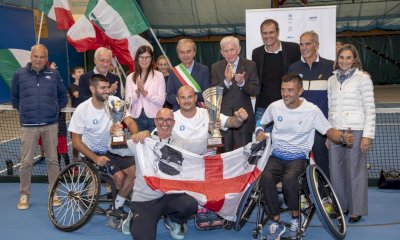 Tennis in carrozzina, lo scudetto al Tc Terranova Olbia 