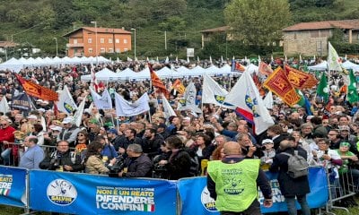 La Lega cuneese sul prato di Pontida. Bergesio: “Sostegno a Salvini, saremo a Palermo”