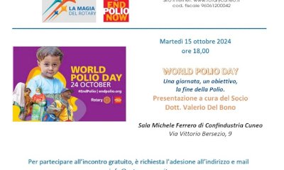 A Cuneo un incontro informativo e di sensibilizzazione sul tema della poliomielite