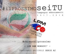 #ilprossimoseiTU: scatta la campagna abbonamenti per l’Lpm Bam Mondovì