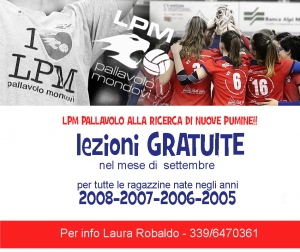 Lpm pallavolo Mondovì alla ricerca di nuove PUMINE