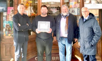 Il Caffè Bruno festeggia 160 anni di attività, i complimenti di Confcommercio
