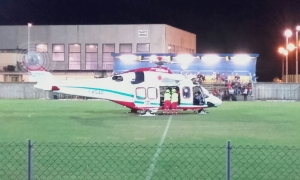 Inaugurata a Montà d'Alba, area per il volo notturno del 118