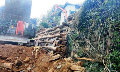 Busca, lavori di sistemazione alla Casa Alpina