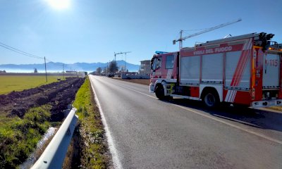Condotta del gas tranciata durante alcuni lavori, chiusa la strada provinciale a Busca
