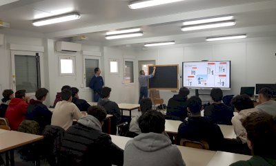 Gli studenti dell'Itis 