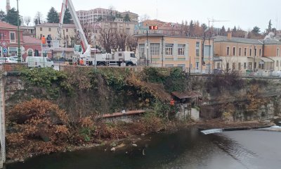 A Mondovì iniziati i lavori di pulizia dell'alveo dell'Ellero