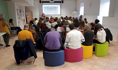 Gli studenti delle scuole superiori in visita al Polo .Meet