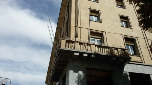 Ricostruito il balcone al palazzo della Provincia a Cuneo