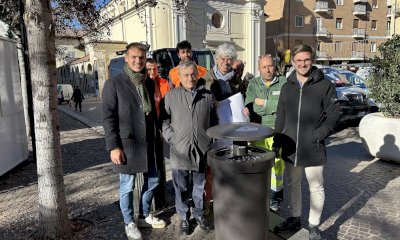 Alba: installati ventuno nuovi cestini per la raccolta differenziata nel centro storico