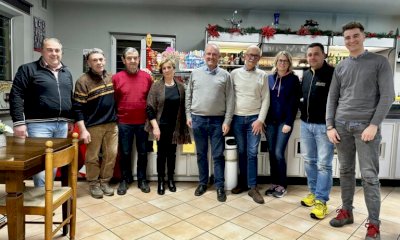 I sindaci di Busca e Tarantasca in visita al circolo Acli 