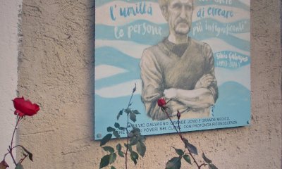 Fiorite in pieno inverno le rose che fanno da cornice al quadro del medico Silvio Galvagno a Frassino