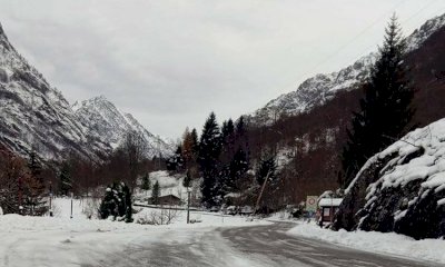 Neve in quota, la Provincia chiude al transito due strade in alta valle Gesso