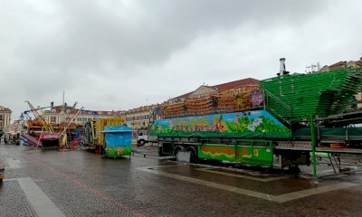 Cuneo, in piazza Galimberti arrivano le giostre
