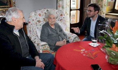 Alba festeggia i cento anni della signora Clotilde Viglino