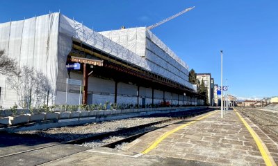 Saluzzo in festa per il ritorno del treno