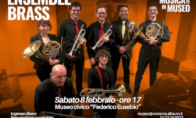 Alba: l'Ensemble Brass in concerto per “Musica in Museo”