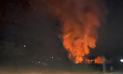 Incendio all'agriturismo 